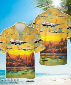 Pegasus Airlines Boeing 737-800 Hawaiian Shirt Beach Summer Gift