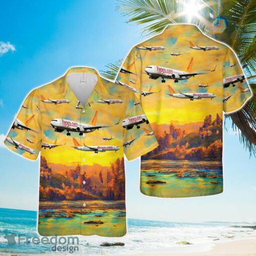 Pegasus Airlines Boeing 737-800 Hawaiian Shirt Beach Summer Gift Product Photo 1