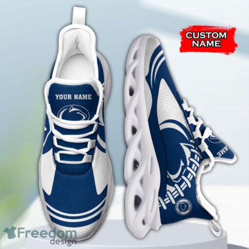 Penn State Nittany Lions NCAA Max Soul Shoes Big Logo And Custom Name Sneakers For Men Women Product Photo 4