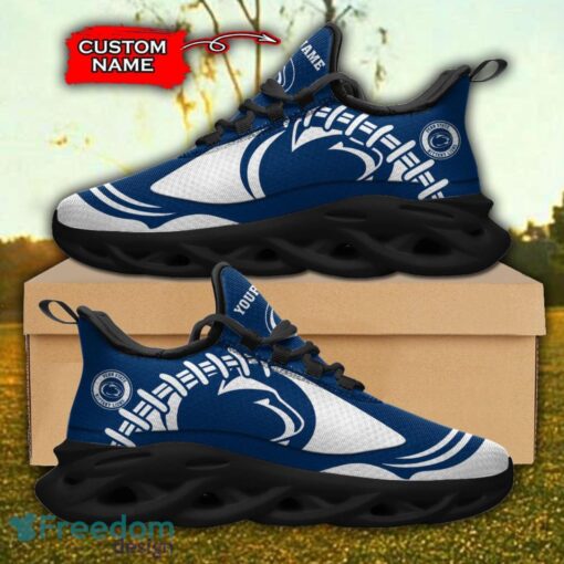 Penn State Nittany Lions NCAA Max Soul Shoes Big Logo And Custom Name Sneakers For Men Women Product Photo 1