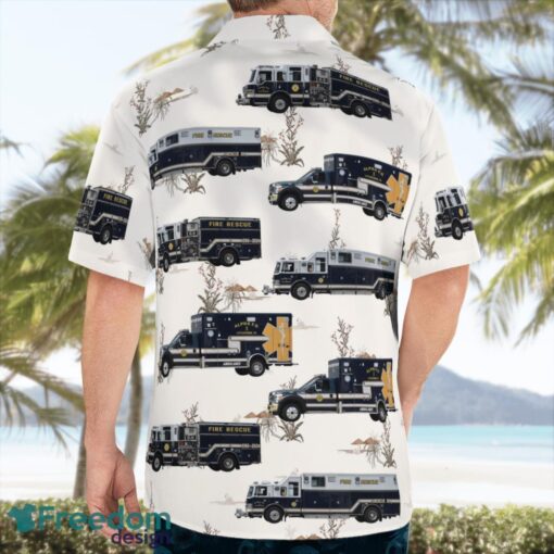 Pennsylvania, Alpha Fire Company #1 Tropical 3D Hawaiian Shirt Gift For Summer Product Photo 2