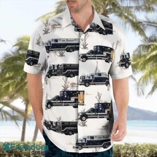 Pennsylvania, Alpha Fire Company #1 Tropical 3D Hawaiian Shirt Gift For Summer Product Photo 3