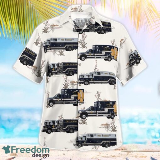 Pennsylvania, Alpha Fire Company #1 Tropical 3D Hawaiian Shirt Gift For Summer Product Photo 4