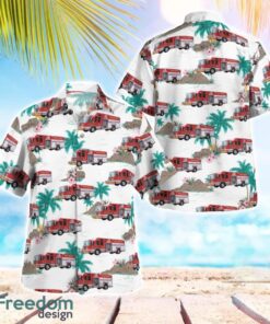 Pennsylvania Brecknock Township Volunteer Fire Department Beach Hawaiian Shirt