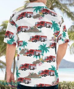 Pennsylvania Brecknock Township Volunteer Fire Department Beach Hawaiian Shirt Product Photo 4