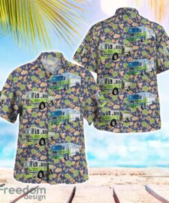 Pennsylvania, Hazle Twp. Fire & Rescue Company 141 Tropical 3D Hawaiian Shirt Gift For Summer Product Photo 1