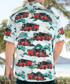 Pennsylvania, Wyndmoor Hose Company Beach Hawaiian Shirt Product Photo 2