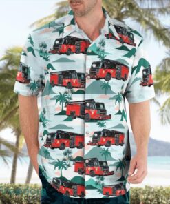 Pennsylvania, Wyndmoor Hose Company Beach Hawaiian Shirt Product Photo 4