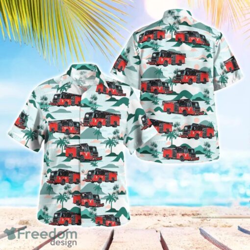 Pennsylvania, Wyndmoor Hose Company Beach Hawaiian Shirt Product Photo 1