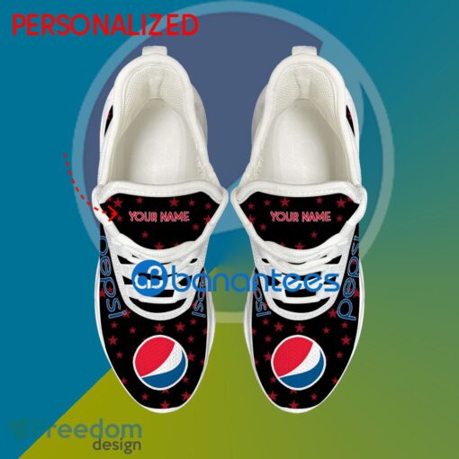 Pepsi Sport Sneaker Panache Custom Name Gift Max Soul Shoes USA Flag Star New For Fans - Pepsi Running Shoes New Trending Personalized Photo 2