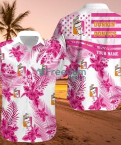 Personalized Dunkin&rsquo; Donuts  Tropical Hawaiian Shirt Trending Summer