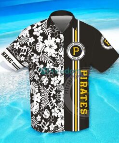 Personalized Pittsburgh Pirates Flower Hibiscus Hawaiian Shirt