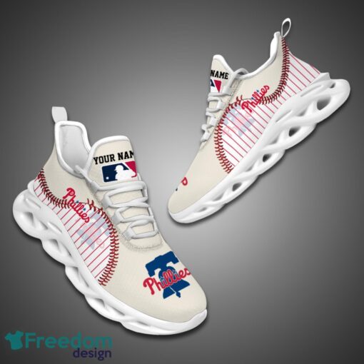 Philadelphia Phillies MLB Personalized Name Max Soul Shoes New Gift Product Photo 2