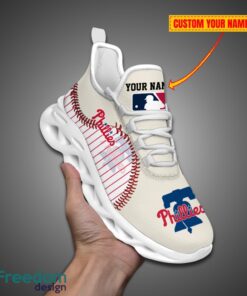 Philadelphia Phillies MLB Personalized Name Max Soul Shoes New Gift Product Photo 4