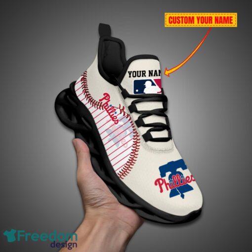 Philadelphia Phillies MLB Personalized Name Max Soul Shoes New Gift Product Photo 1