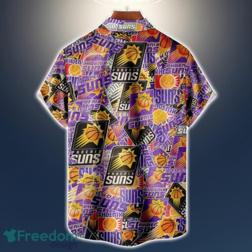 Phoenix Suns Logo All Printed 3D Hawaiian Shirt For Fans NBA Hawaiian Shirt Product Photo 2