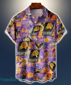 Phoenix Suns Logo All Printed 3D Hawaiian Shirt For Fans NBA Hawaiian Shirt Product Photo 1