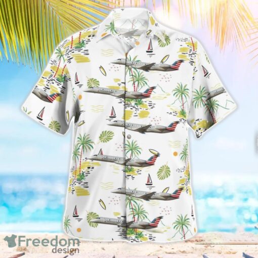 Piedmont Airlines Embraer 145 Hawaiian Shirt Beach Summer Shirt Product Photo 2