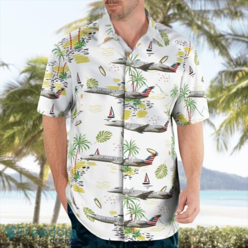 Piedmont Airlines Embraer 145 Hawaiian Shirt Beach Summer Shirt Product Photo 3