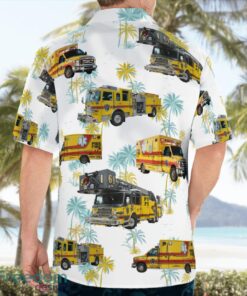 Pike Township Fire Department Hawaiian Shirt Beach Summer Shirt Product Photo 2