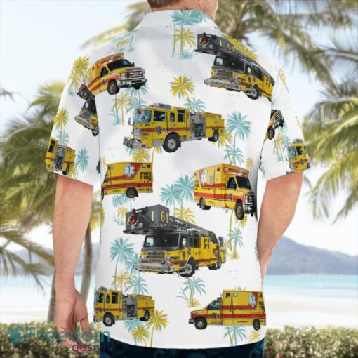 Pike Township Fire Department Hawaiian Shirt Beach Summer Shirt Product Photo 2