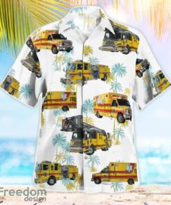 Pike Township Fire Department Hawaiian Shirt Beach Summer Shirt Product Photo 3