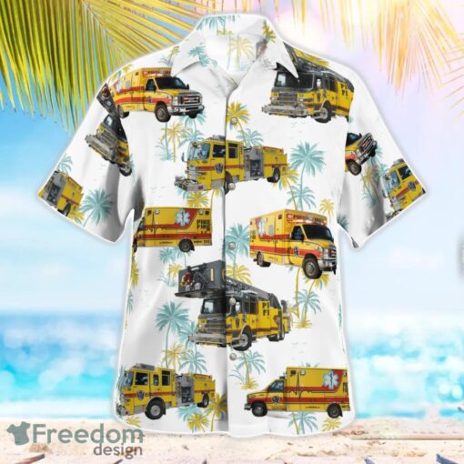 Pike Township Fire Department Hawaiian Shirt Beach Summer Shirt Product Photo 3