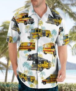 Pike Township Fire Department Hawaiian Shirt Beach Summer Shirt Product Photo 4