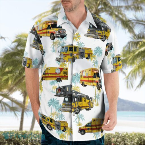 Pike Township Fire Department Hawaiian Shirt Beach Summer Shirt Product Photo 4