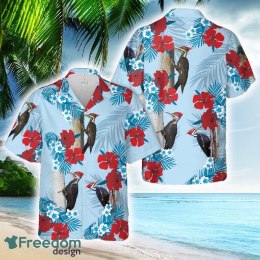 Pileated Woodpecker Hawaiian Shirt Tropical Summer For Fans - Pileated Woodpecker Hawaiian Shirt Tropical Summer For Fans