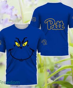 Pittsburgh Panthers Grinch Face All Over Printed 3D T-Shirt Sweatshirt Hoodie Product Photo 3