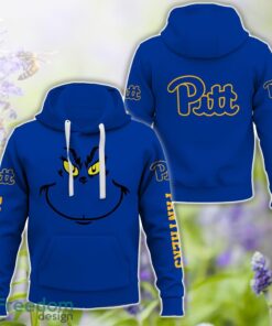 Pittsburgh Panthers Grinch Face All Over Printed 3D T-Shirt Sweatshirt Hoodie Product Photo 1