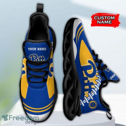 Pittsburgh Panthers NCAA Max Soul Shoes Big Logo And Custom Name Sneakers For Men Women Product Photo 3