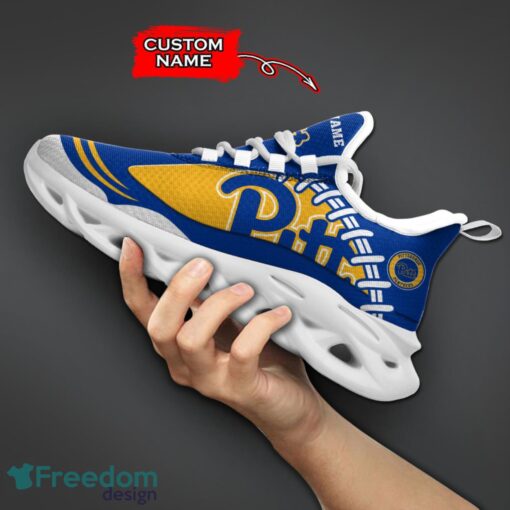 Pittsburgh Panthers NCAA Max Soul Shoes Big Logo And Custom Name Sneakers For Men Women Product Photo 5