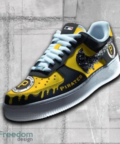 Pittsburgh Pirates MLB AF1 Shoes Icon All Over Print Gift Air Force 1 Sneaker