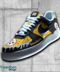 Pittsburgh Steelers NFL AF1 Shoes Symbol All Over Print Gift Air Force 1 Sneaker