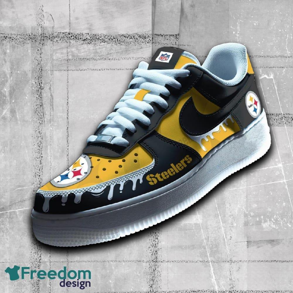 Pittsburgh Steelers NFL AF1 Shoes Symbol All Over Print Gift Air Force 1 Sneaker image Pittsburgh Steelers NFL AF1 Shoes Symbol All Over Print Gift Air Force 1 Sneaker - Pittsburgh Steelers NFL AF1 Shoes Symbol All Over Print Gift Air Force 1 Sneaker