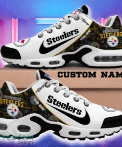 Pittsburgh Steelers NFL Air Cushion Sport Shoes New For Men Women Fans Custom Name - Pittsburgh Steelers Air Cushion Sports Shoes New_2