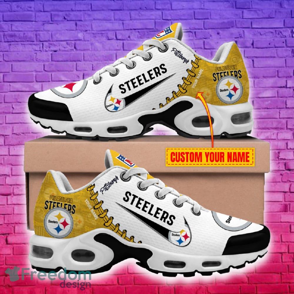 Pittsburgh Steelers NFL New Personalized Air Cushion Sport Shoes For Fans Gift image Pittsburgh Steelers NFL New Personalized Air Cushion Sport Shoes For Fans Gift - Pittsburgh Steelers New Air Cushion Sport Shoes_2