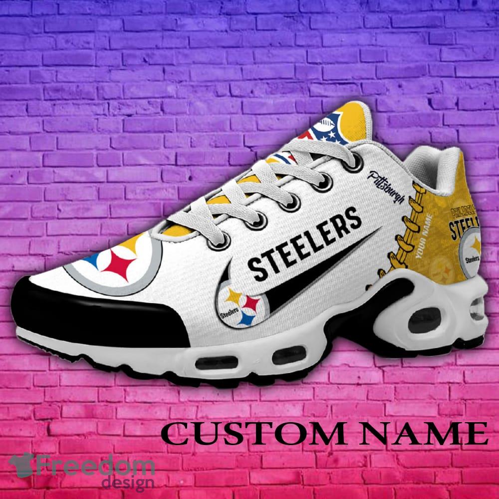 Pittsburgh Steelers NFL New Personalized Air Cushion Sport Shoes For Fans Gift image Pittsburgh Steelers NFL New Personalized Air Cushion Sport Shoes For Fans Gift - Pittsburgh Steelers New Air Cushion Sport Shoes_1
