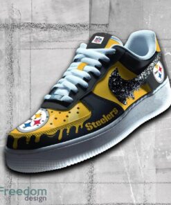 Pittsburgh Steelers NFL Sparkling AF1 Shoes Recognizable All Over Print Gift Air Force 1 Sneaker