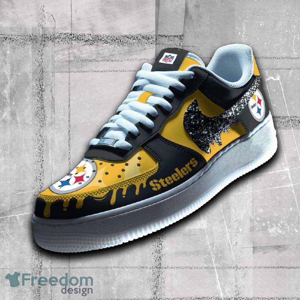 Pittsburgh Steelers NFL Sparkling AF1 Shoes Recognizable All Over Print Gift Air Force 1 Sneaker image Pittsburgh Steelers NFL Sparkling AF1 Shoes Recognizable All Over Print Gift Air Force 1 Sneaker - Pittsburgh Steelers NFL Sparkling AF1 Shoes Recognizable All Over Print Gift Air Force 1 Sneaker