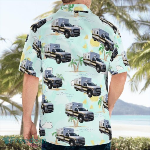 Plattsburg, Missouri, Tri-County Ambulance District Beach Hawaiian Shirt Product Photo 2