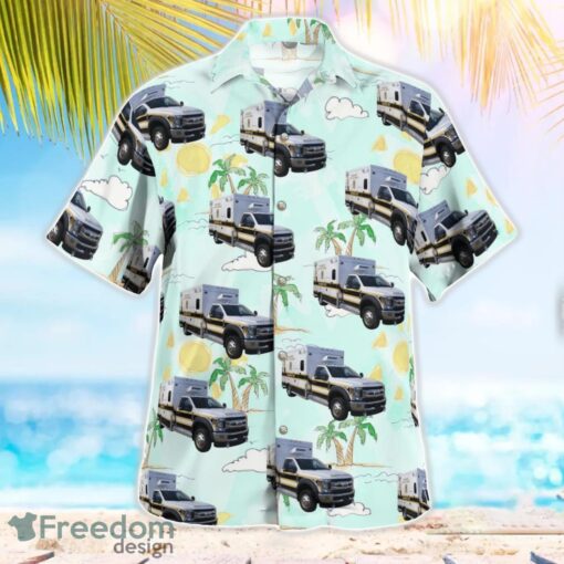 Plattsburg, Missouri, Tri-County Ambulance District Beach Hawaiian Shirt Product Photo 3