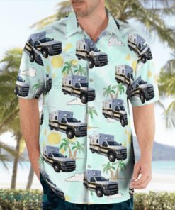 Plattsburg, Missouri, Tri-County Ambulance District Beach Hawaiian Shirt Product Photo 4