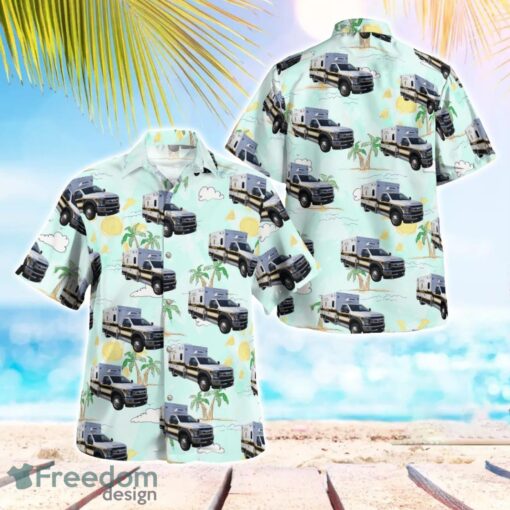 Plattsburg, Missouri, Tri-County Ambulance District Beach Hawaiian Shirt Product Photo 1