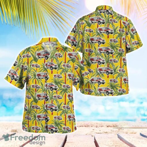 Polk County Fire Department Hawaiian Shirt Beach Summer Shirt Product Photo 1