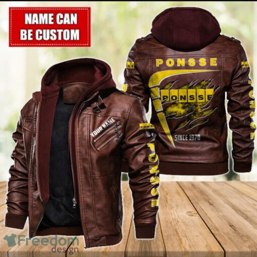 Ponsse 2D Leather Jacket For Men Custom Name Special Gift Ideas Product Photo 2