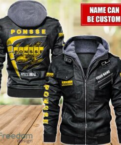 Ponsse 2D Leather Jacket For Men Custom Name Special Gift Ideas