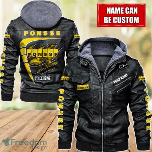 Ponsse 2D Leather Jacket For Men Custom Name Special Gift Ideas Product Photo 1